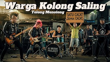 Satu Cacat Semua Cacat - Teater Quantum | Warga Kolong Saling Tolong Menolong (Punk Rock Cover)