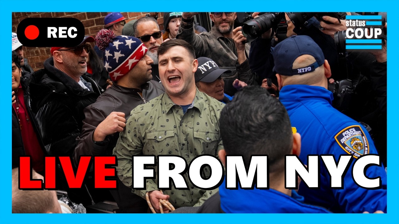 LIVE MAGA BIGOT Jake Lang Leads Islamophobic March on 9/11