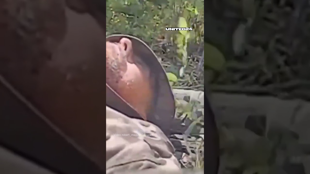 Russian Soldier Decided to Take a Nap Within Range of Ukrainian FPV Drones #warinukraine