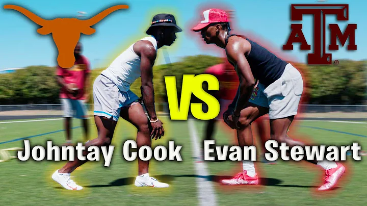 Evan Stewart VS Johntay Cook!! The two top WR's in...