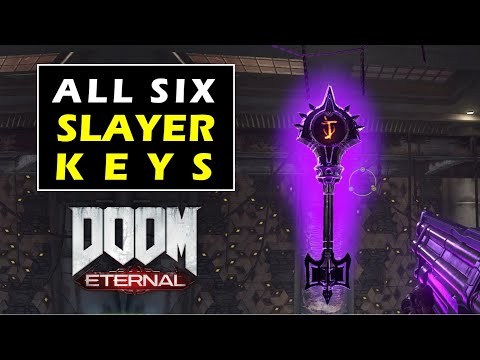 Location of All 6 Slayer Keys | DOOM Eternal (How to get all Empyrean Keys)