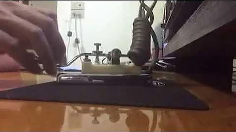 Straight key op CW on HF
