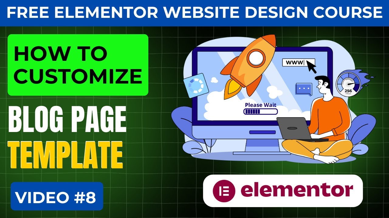 How To Create Blog Page in Elementor | Customize Blog Template ...