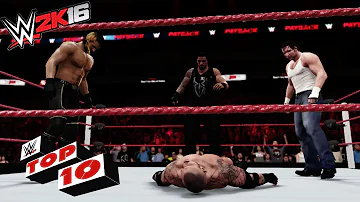 Top 10 OMG! Moments: WWE 2K16 Top 10