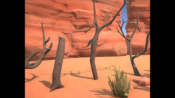 Stylized tree workflow (Blender, Zbrush, Substance Painter, Unity)