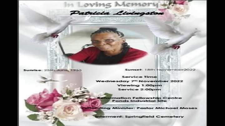 IN LOVING MEMORY  OF PATRICIA LIVINGSTON