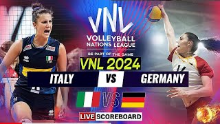 ITALY vs GERMANY Live Score Update Today Match VNL 2024 FIVB VOLLEYBALL NATIONS LEAGUE