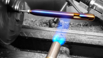 How To Flame Anodize Titanium for Wicked Cool Colors | Marksmith Ti Bolt Action Marker Heat Anodize