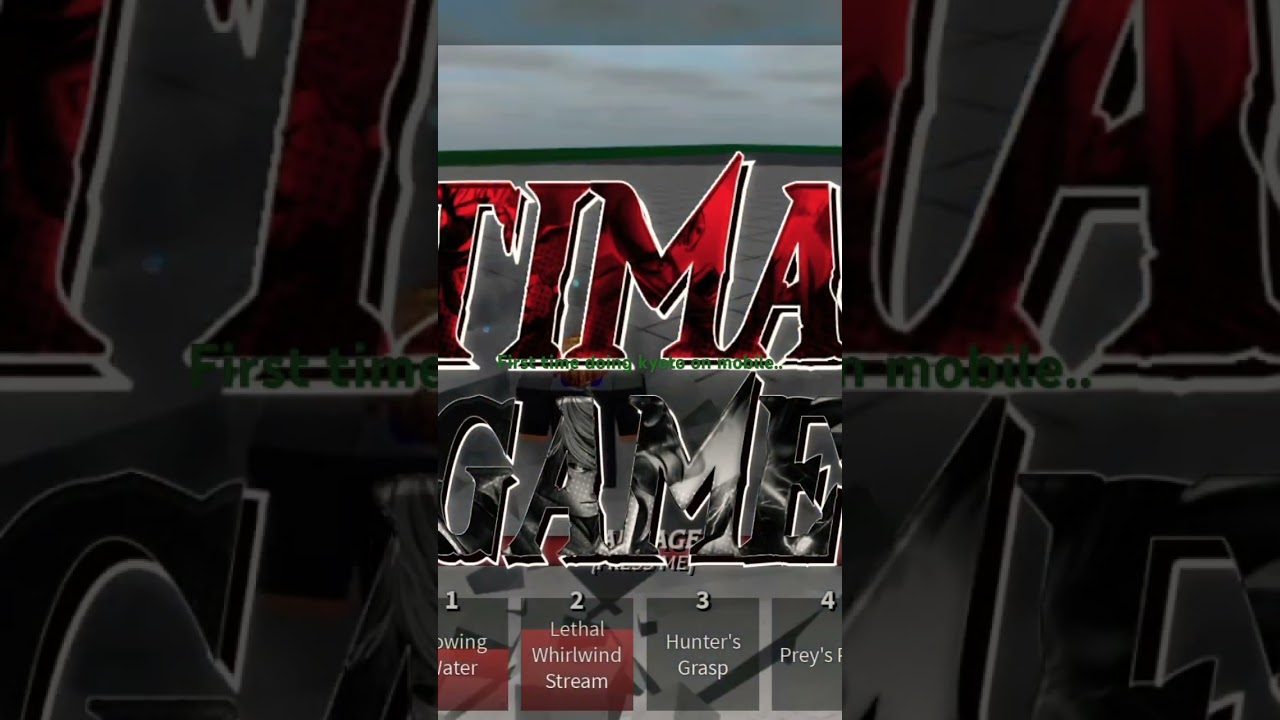 First time doing kyoto in Roblox || Strongest battlegrounds