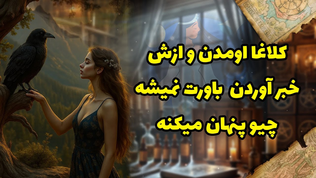 شراره تاروت کوچینگ - کلاغا اومدن و ازش خبر آوردن  باورت نمیشه چیو پنهان میکنه