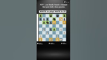 Quick Puzzle! ♟️MATE IN 2️⃣ – Spot the WINNING Move! 👀♚ #chess  #checkmate  #puzzle  #chesspuzzle