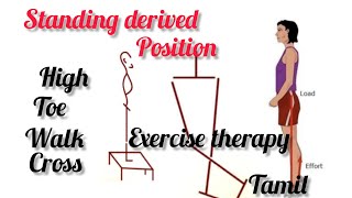 standing derived position in tamil ,high standing,walk standing, stride standing , toe standing,