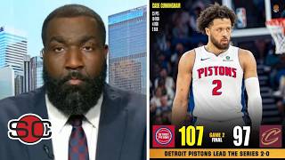 Pistons in 4! - ESPN reacts Cade Cunningham drops 25 Pts to beat Cavaliers 107-97 to take 2-0 lead