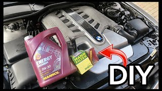 BMW 760Li N73 Oil and Filter Change