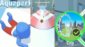 Aquapark.io (by VOODOO) City Map All Levels PRO GamePlay