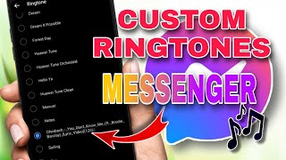 HOW TO CHANGE MESSENGER RINGTONE | CUSTOM MESSENGER RINGTONE | gee tutorialz