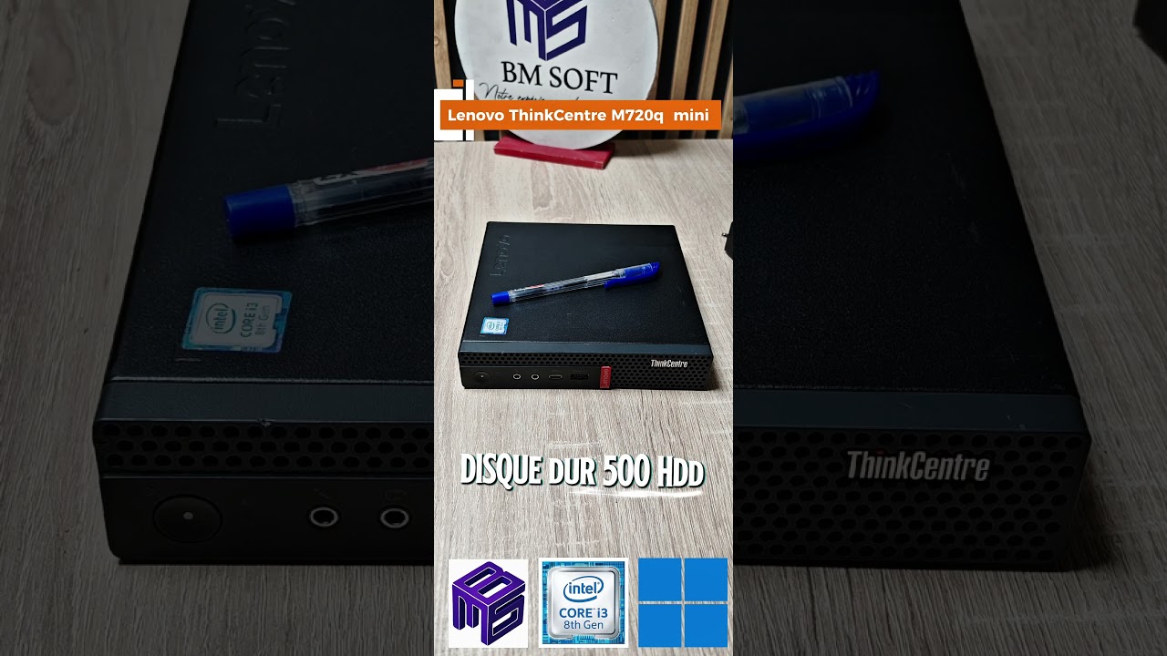 Lenovo ThinkCentre M720q I3 8100T 8/500 hdd - YouTube