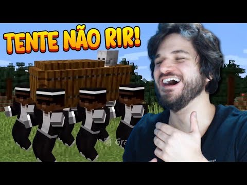 TENTE NÃO RIR COM MEMES DO JAZZGHOST NO MINECRAFT!