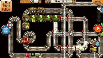 Rail Maze 2 Intelligent Gameplay - Train Puzzle Game - Android Gameplay #2053