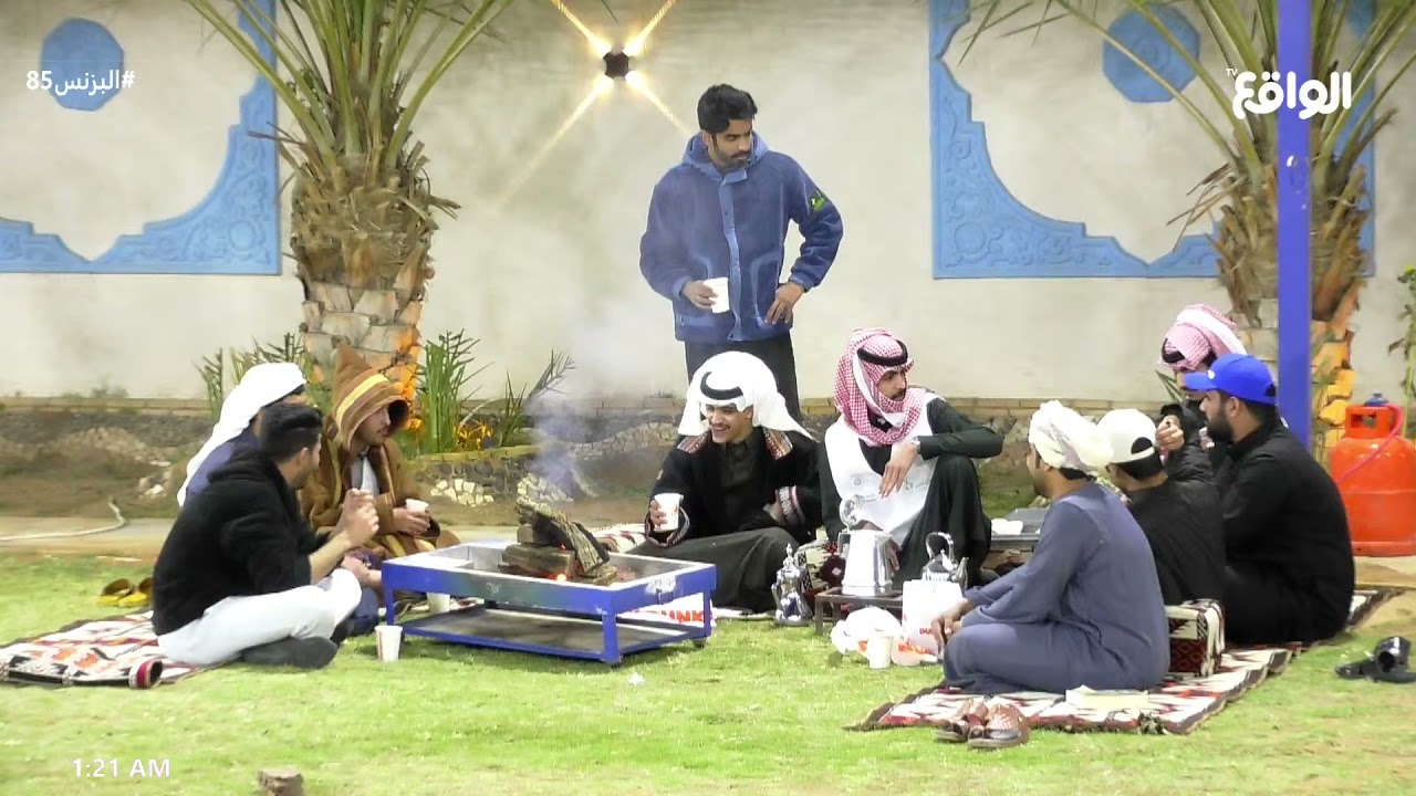 جلسه قهوه وسوالف المتسابقين #البزنس85