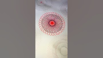 Spirograph Art Ruler | #shorts #Atik_Mia_official