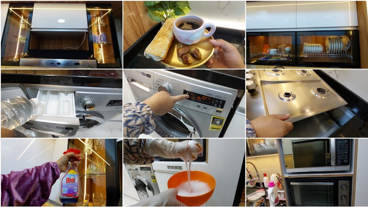 بيتى بيفرح💃وأخيرا خلصت تنظيفات رمضان العميقة فى المطبخ والبيت كله💪 وبقيت جاهزة لأقوى فرش رمضان2026🌛