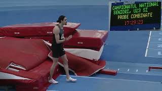 Long Jump M U23 and Senior Romanian Athletics Indoor 25 02 2022