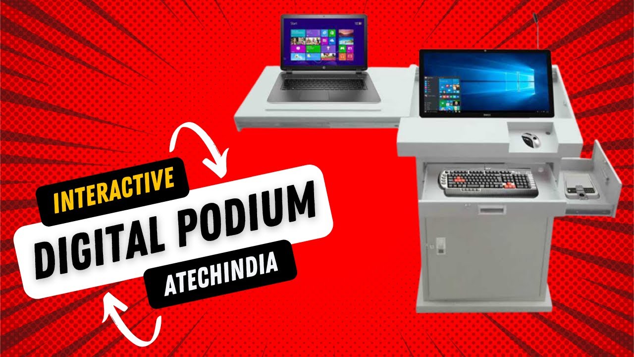 Smart Digital Podium Electronic Lectern EPodium for Smart