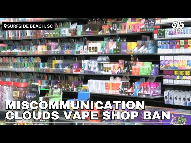 Miscommunication clouds vape shop ban; Surfside Beach email mishap causes delay - YouTube Miscommunication clouds vape shop ban; Surfside Beach email mishap causes delay - YouTube