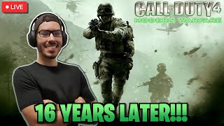 🔴 LIVE! 🔴 Playing the original CALL OF DUTY 4: MODERN WARFARE (2007) 16 years later (Xbox 360)!