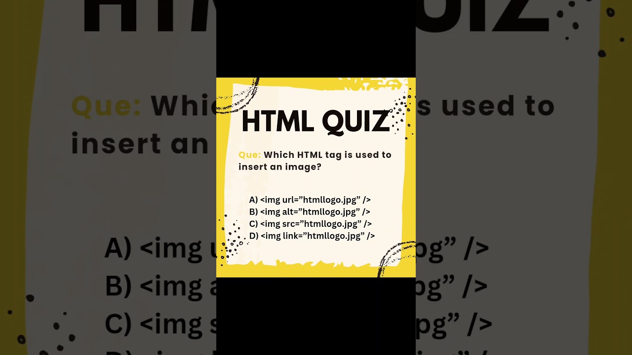 HTML QUIZ 