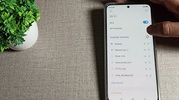 WiFi setting Poco M3 pro 5G phone, how to pair WiFi Network
