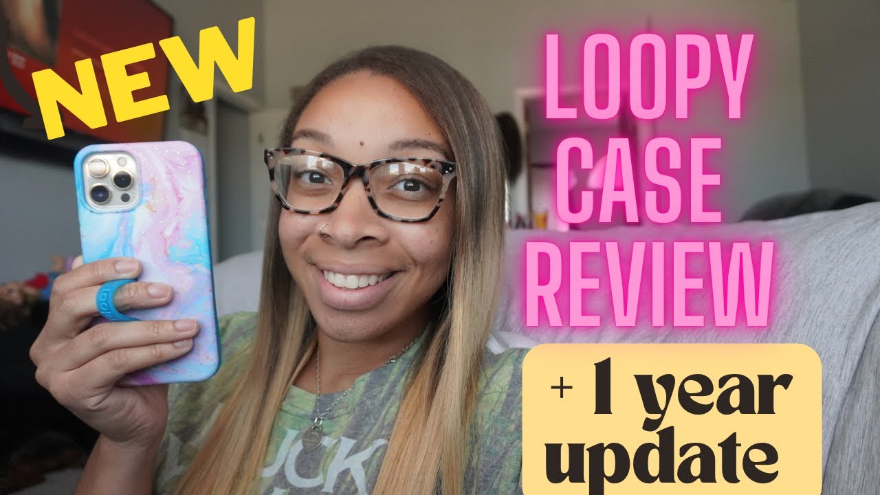 New Loopy Case Review + 1 year update!(My honest opinion) COTTON CANDY  SWIRL