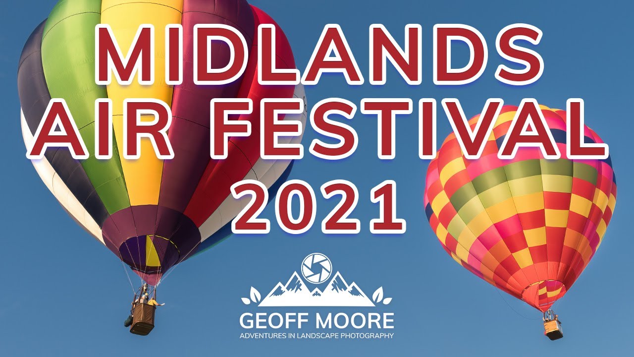 Midlands Air Festival | RED ARROWS | Hot Air Balloons | Night Glow | Geoff Moore Photography