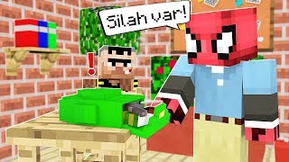 FAKİR KÖYDE OKUL KONTROLÜ YAPTI!   Minecraft