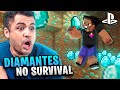 ENCONTRAMOS DIAMANTES NO SURVIVAL! - MINECRAFT NO PS5 #04