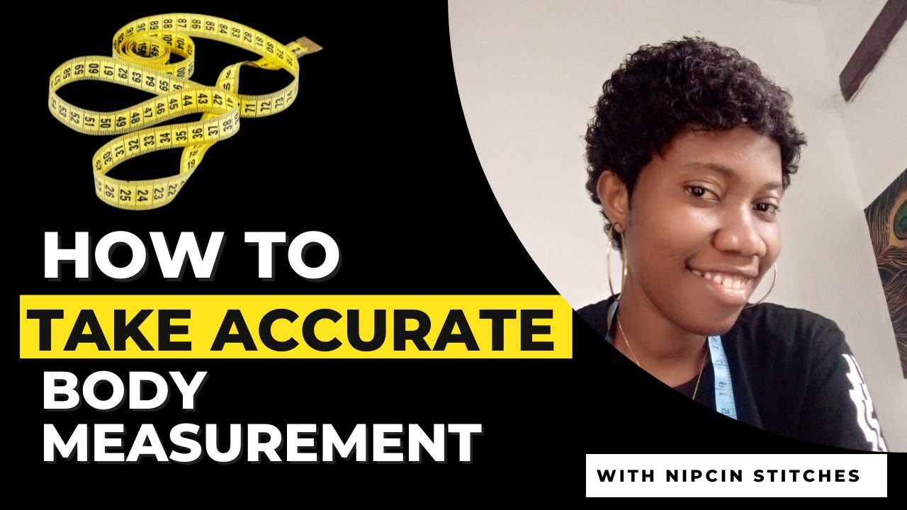 How to take accurate body measurements in Sewing Female clothes - YouTube