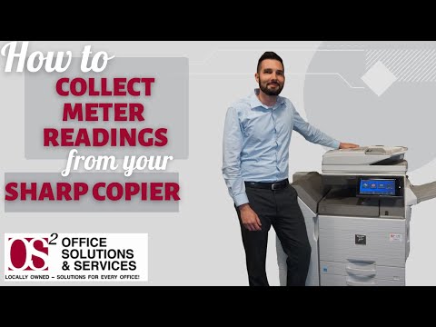 HOW TO COLLECT METER READINGS FROM YOUR SHARP COPIER