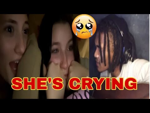 Goosebumps!! 😲 SHE'S CRYING WHILE I'M SINGING singing to strangers on OMEGLE