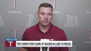 Troy drops first game of season in loss to Mizzou