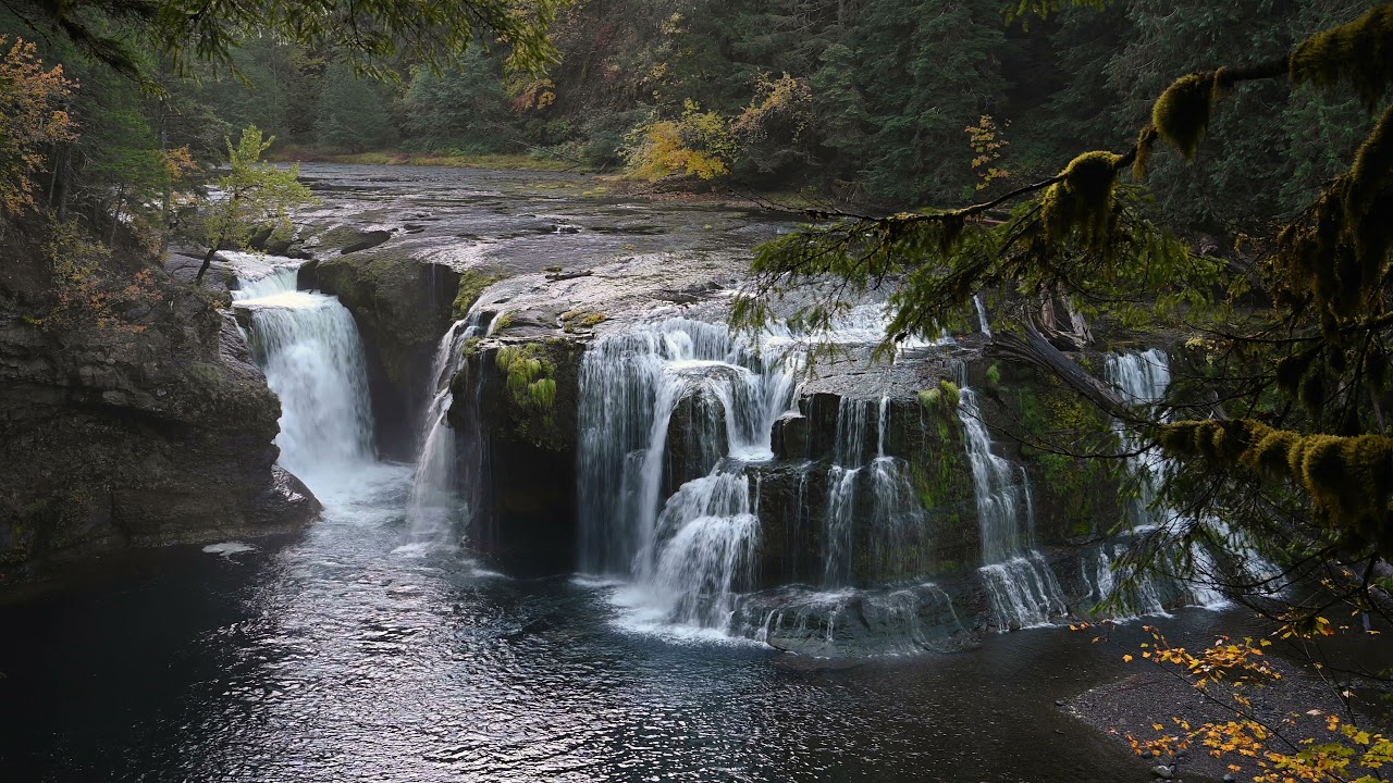 Lower Lewis River Falls in 4K
