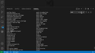 VS Code tips — Search in the integrated terminal