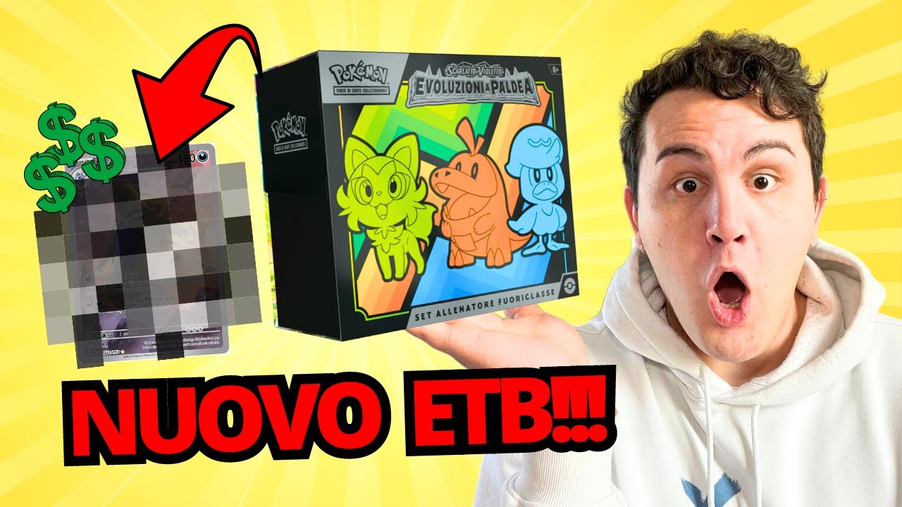 Apro il NUOVO ETB di EVOLUZIONI A PALDEA, Ottimo PULL RATE!!! - YouTube