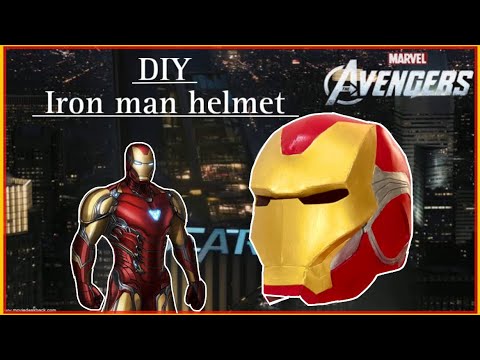How to make an IRON MAN Helmat! Mark-85 Easy-DIY - YouTube