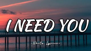 I Need You // Dave Carlos Song Cover #ineedyou #davecarlos #NhitzLyrics #lyrics #