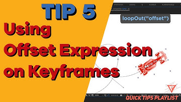 Tip5: Offseting animation using expression | After effects - Quick tips/Tutorials