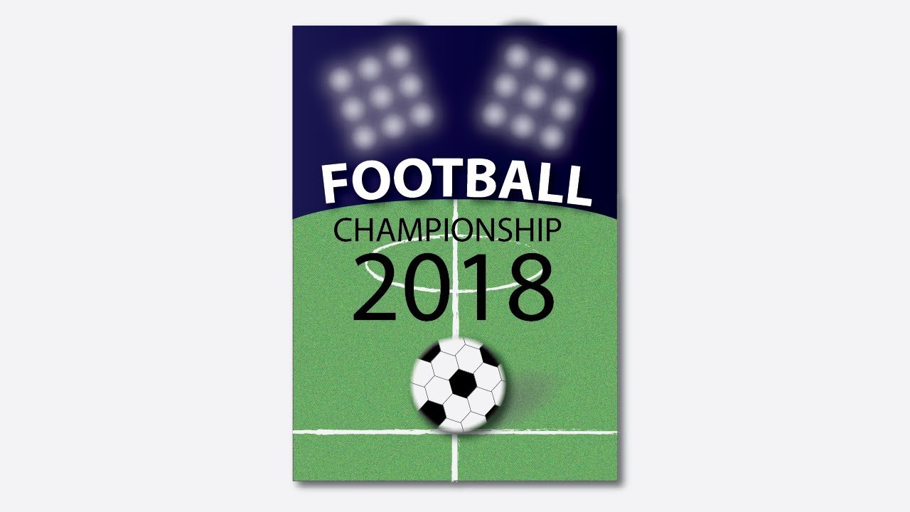 how to make a sports flyer in illustrator football championship how to make a sports flyer