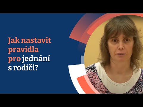 Jak nastavit pravidla pro jednání s rodiči?