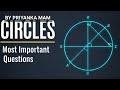 Chapter Circles most important question for 10th boards 2026 RD SHARMA CBSE by PRIYANKA MAM