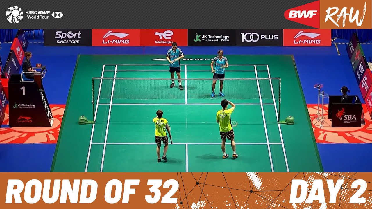 Singapore Open 2022 | Day 2 | Court 1 | Round of 32